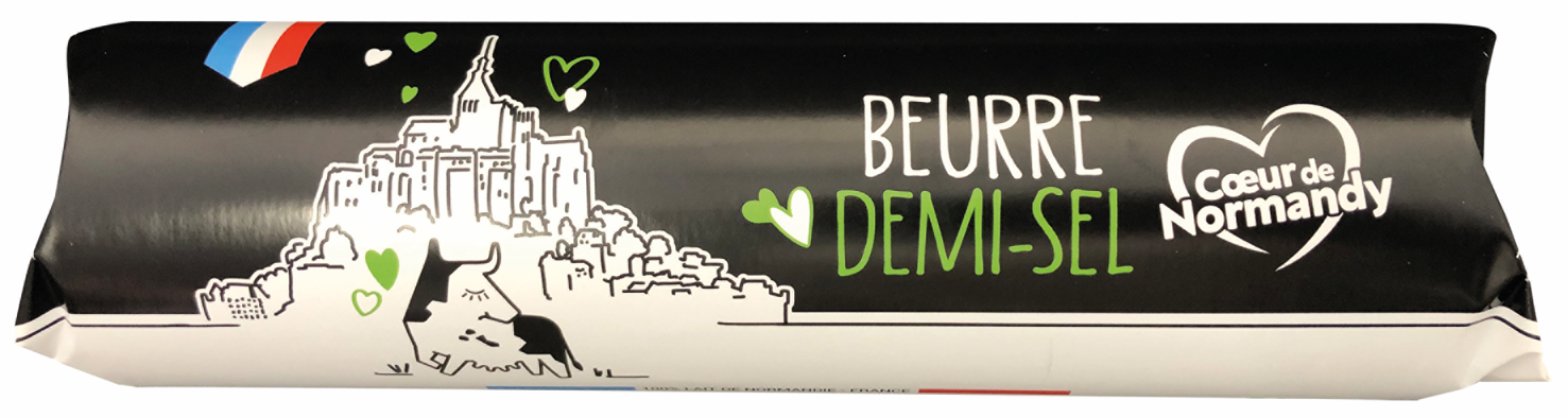 Beurre demi-sel Cœur de Normandy rouleau 250g