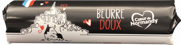 Beurre doux Cœur de Normandy rouleau 250g