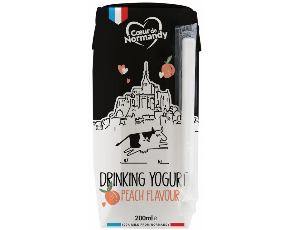 Yaourt à boire Pêche Cœur de Normandy 200ml