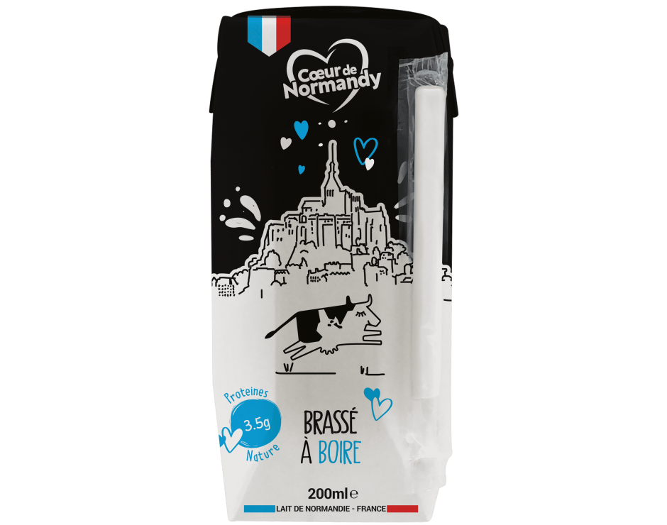 Brassé à boire Nature Cœur de Normandy 200ml