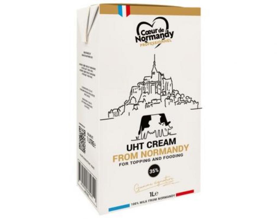 Crème UHT 35MG Cœur de Normandy Professionnelle 1L