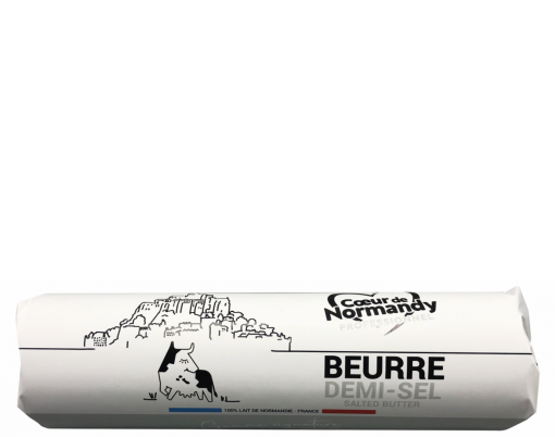 Beurre demi-sel Cœur de Normandy Professionnel rouleau 500g