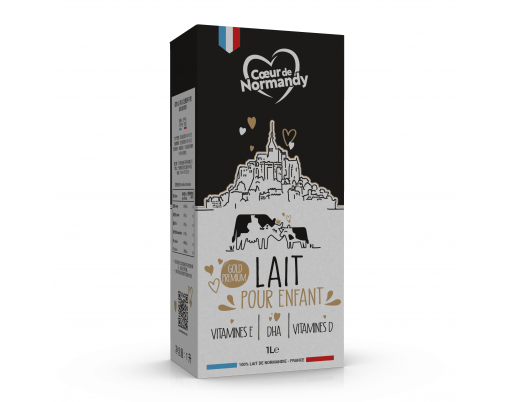 Lait pour enfant Cœur de Normandy 1L 