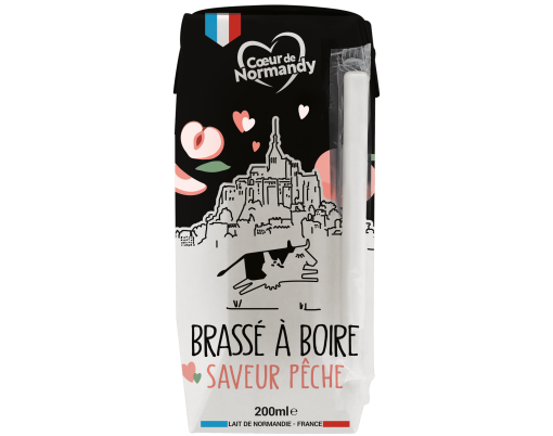 Brassé à boire Pêche Cœur de Normandy 200ml