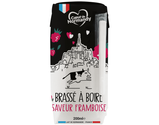 Brassé à boire Framboise Cœur de Normandy 200ml