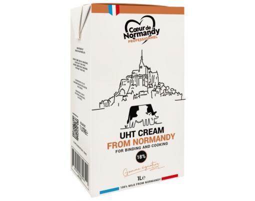 Crème UHT 18MG Cœur de Normandy Professionnelle 1L